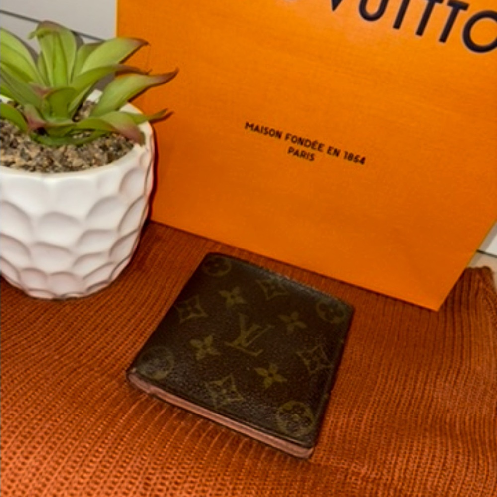 Louis Vuitton Dark Brown Monogram Wallet